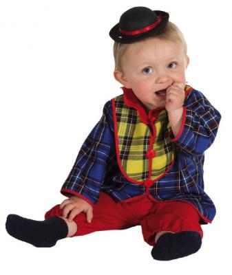 M211003 Baby Clown Kleinkinderkostüm - 0