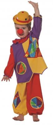 W3039 Clown Baby bunt Kleinkinderkostüm