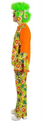 O7229 Herren Hippy Kostüm Hippyanzug - 1