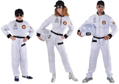 M215145 weiß Damen Astronauten Uniform - 1