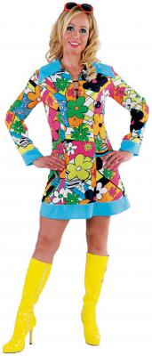 M208118-A Damen Hippykostüm Hippykleid