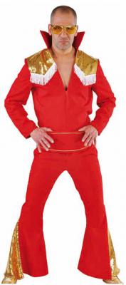 M212235-7-A rot-gold Herren Disco Anzug Rockstar - 0