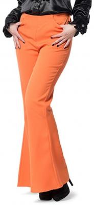 L320026A orange Damen Schlaghose Discohose Hippiehose - 0