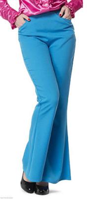 L320026E türkis Damen Schlaghose Discohose Hippiehose - 0