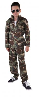 M215065-88 camouflage Kinder Junge Piloten Jetfighter Overall