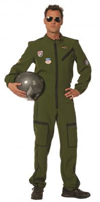 W5109 grün Herren Kampfpilot Jetpilot Overall - 0