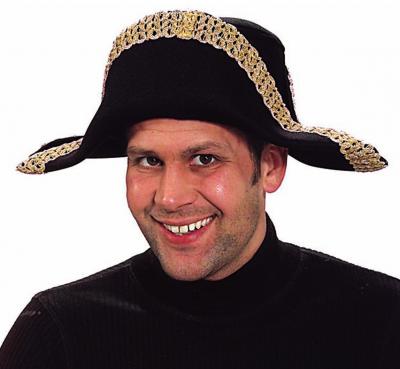 M99353 Zweispitz-Spanier Hut Piratenhut