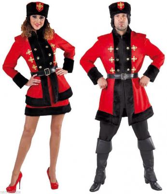 M215150 Damen Kosakenkostüm Kosakenkleid - 1