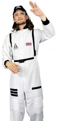 K31250496 weiß Herren Astronautenoverall Raumanzug - 0