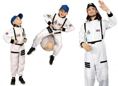 K31250496 weiß Herren Astronautenoverall Raumanzug - 2