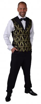 M216262-90-A gold Herren Theater Weste Brokat