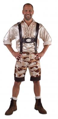 M216214 camouflage-braun Herren Trachtenhose Bayernhose - 1