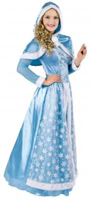 T2871-T2877 Kinder Mädchen Damen Schneekönigin Kostüm - 1