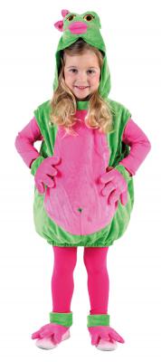 Oh2008-104-128 Platschi Mädchen Kinder Frosch Weste Kostüm Gr.104-128 - 0