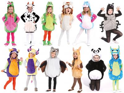 Oh2008-104-128 Platschi Mädchen Kinder Frosch Weste Kostüm Gr.104-128 - 1