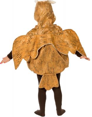 O5452 braun Kinder Eule Eulen Weste Kostüm Eulenkostüm - 2