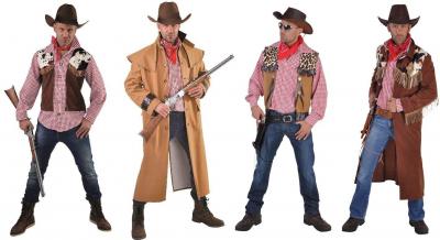 M212218 brauntöne Herren Cowboy Weste Country Weste - 1