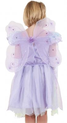 O5102 flieder Kinder Schmetterlings Kostüm Elfen Prinzessin - 1