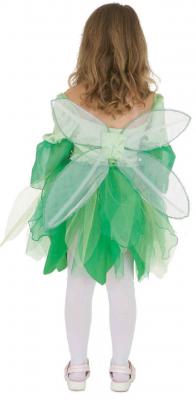 O571 grün Kinder Feen Kleid Elfenkostüm - 1