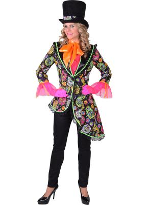 M218156-XXL Mexican Skull Damen Frack Tag der Toten Gr.XXL - 1