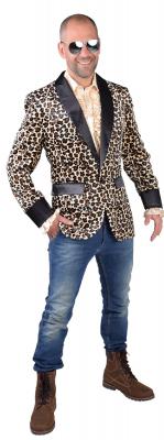 M218294-XXL Sheeba Herren Leoparden Sakko-Jackett Discojackett Gr.XXL - 1