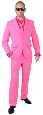 M218287-4 pink Herren Anzug Smoking Sakko Hose und Krawatte - 0