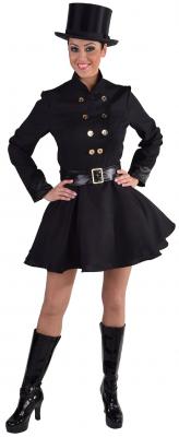 M216125 schwarz Damen Schornsteinfeger Kaminfeger Kostüm