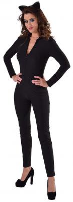 M216183 schwarz Damen Polizistin Katzencatsuit Hasenkostüm - 1