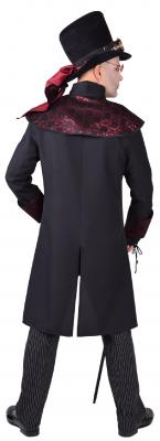 M218207-XXL schwarz-rot Herren Steampunk-Gothic-Halloween Kostüm Gr.XXL - 2