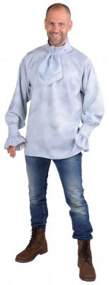 M218298-39-XXL grau Herren Piraten-Halloween-Mittelalter-Gothic Hemd mit Jabot Gr.XXL - 1