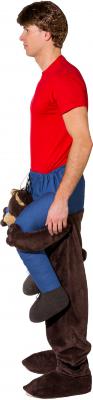 O7815-H-180-195 Bär CARRY ME Huckepack trag mich Kostüm Gr.180 bis 195 cm Körpergröße - 1