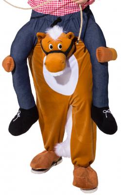 O7820-H-180-195 Pferd CARRY ME Huckepack trag mich Kostüm Gr.180 bis 195 cm Körpergröße - 3
