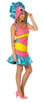 L3202281 bunt Damen Clownfisch Fischkleid - 1