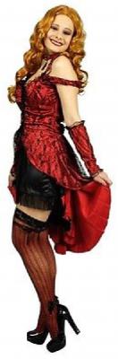 K31250579 rot-schwarz Damen Saloonlady Can Can - 3