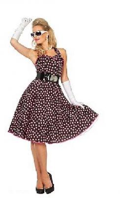 W4532 schwarz-pink Damen Petticoatkleid Boogie Woogie - 3