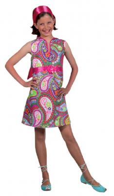 M209024-110 bunt Kinder Hippy Mädchen Hippiekleid - 0