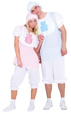 O7028 hellblau Herren Baby Anzug Nachtkleidung - 1