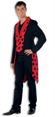 L3300100 schwarz-rot Herren Marienkäfer Frack Käfer Jacke