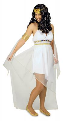 K31250664-A weiß Damen Griechin Römer Kostüm