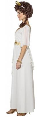 O9914-A weiß Damen Griechische Göttin Venus Kleid - 1
