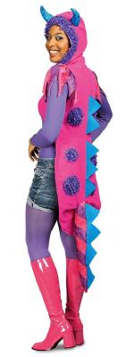 K35295603-A pink-lila Damen Monsterweste Drachenkostüm - 0