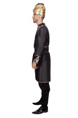 W5018 schwarz Herren Bollywood Sultan Maharadscha Kostüm - 1