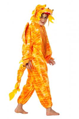 W99360-152 orange Kinder Chinesischer Drache Drachen Kostüm Gr.152 - 1