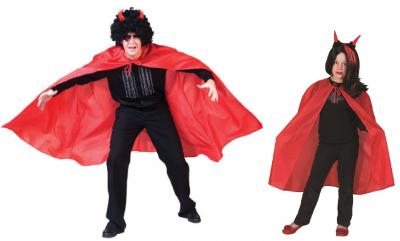 FuG4260A-A rot Kinder Mädchen Junge Umhang-Cape - 1