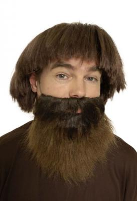 K88482999-17 braun Damen Herren Bart Zwergenbart - 0