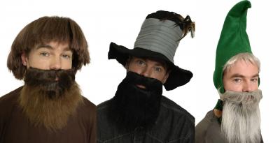 K88482999-17 braun Damen Herren Bart Zwergenbart - 1