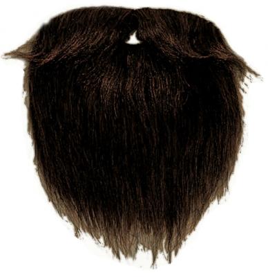 K88482999-17 braun Damen Herren Bart Zwergenbart - 2