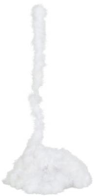 K50775000 weiß Marabu Federschal  ca. 2 Meter lang