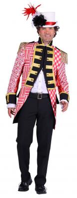 T2894-0502-M rot-weiß Herren Uniform Jacke Kontrast Gr.M - 1