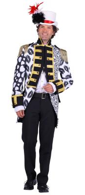 T2894-0102-L schwarz-weiß Herren Uniform Jacke Kontrast Gr.L - 1